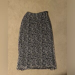 American Eagle Long Floral Skirt